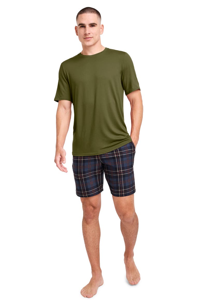 Men's Ultra Soft Cooling Sleep Shirt, Alternate, color, Green Maple