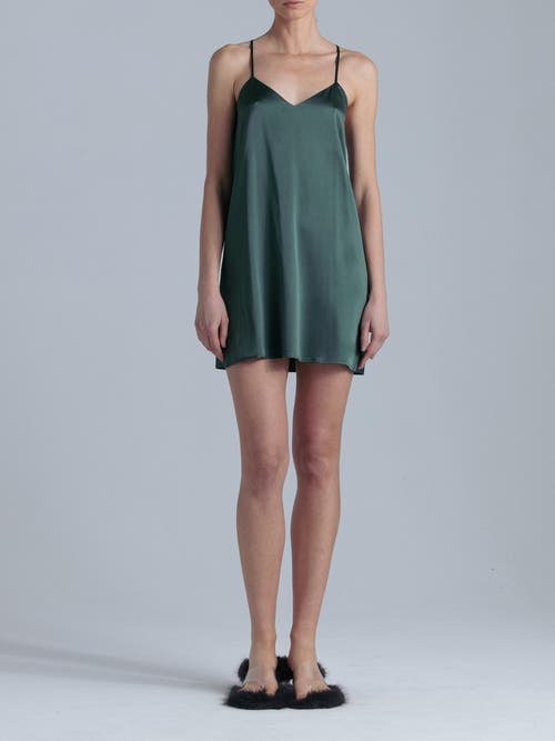 Alas Patricia Silk Slip Mini Dress In Multi