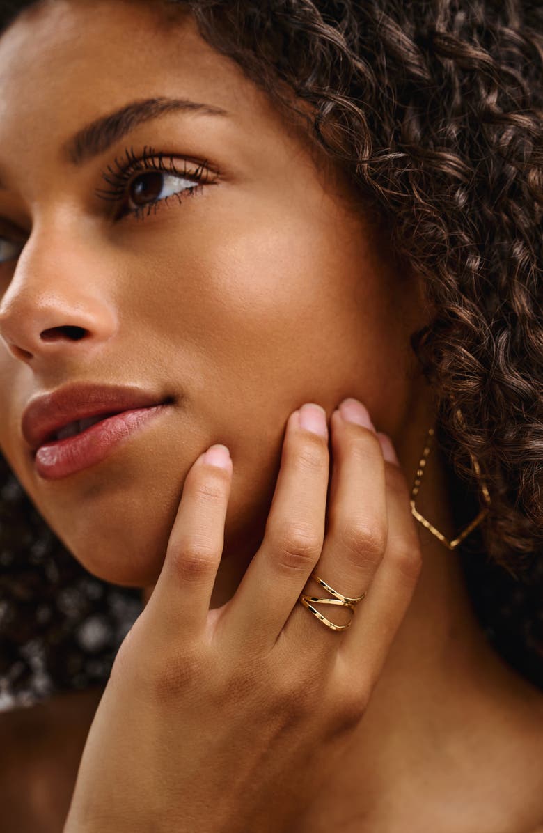 ki-ele Athena Ring, Alternate, color, Gold