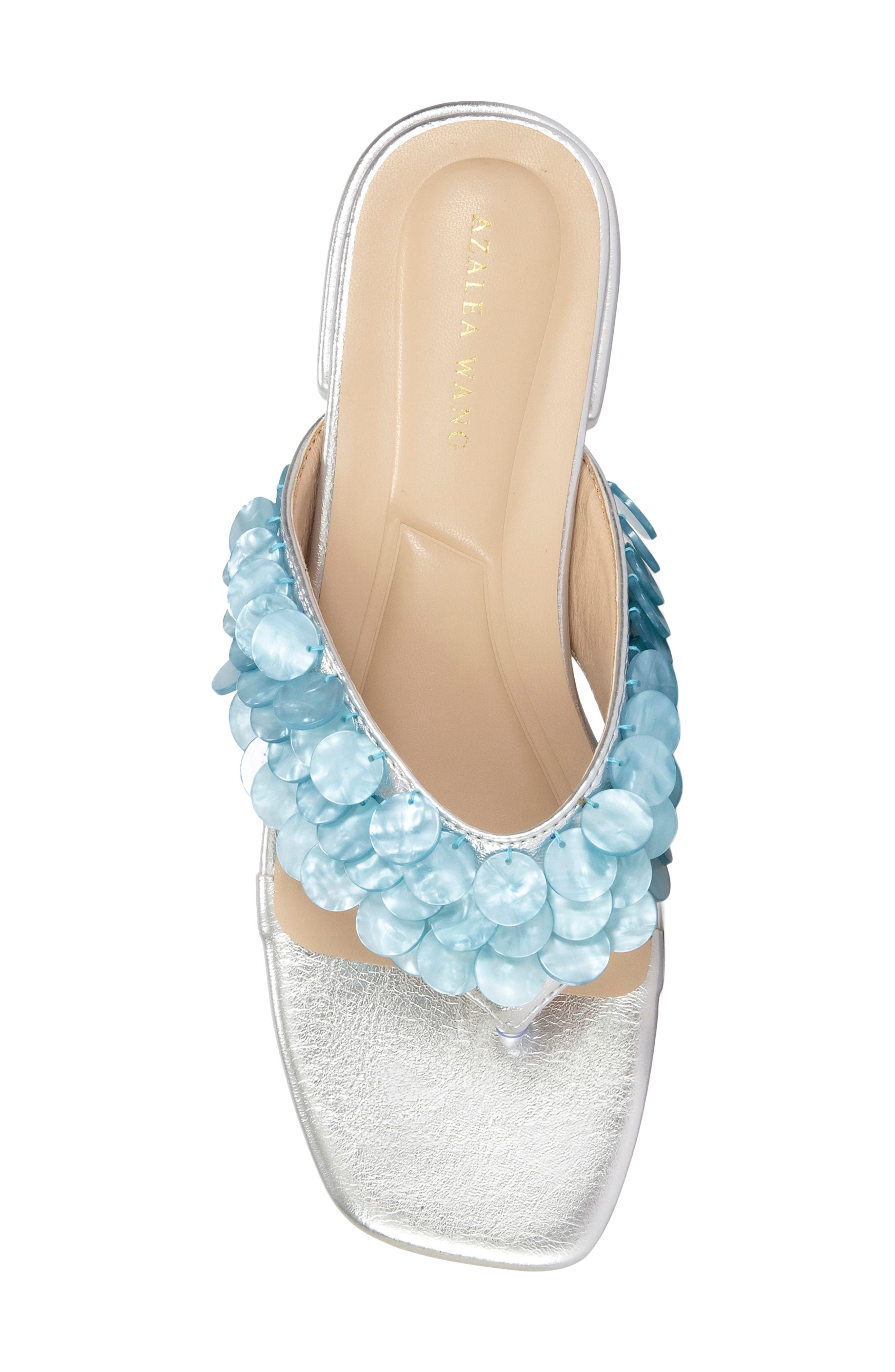 AZALEA WANG Pearlia Flip Flop, Alternate, color, 