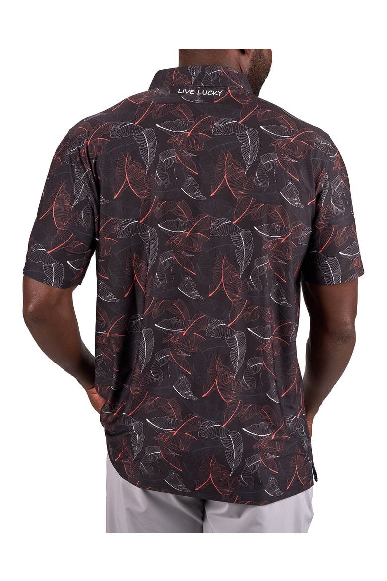 Tropical Luck Polo, Alternate, color, Black