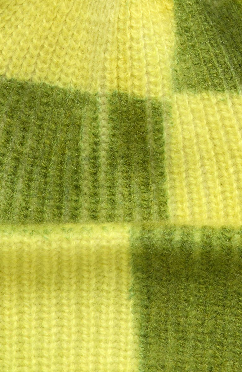 The Elder Statesman Chess Cashmere Beanie, Alternate, color, 