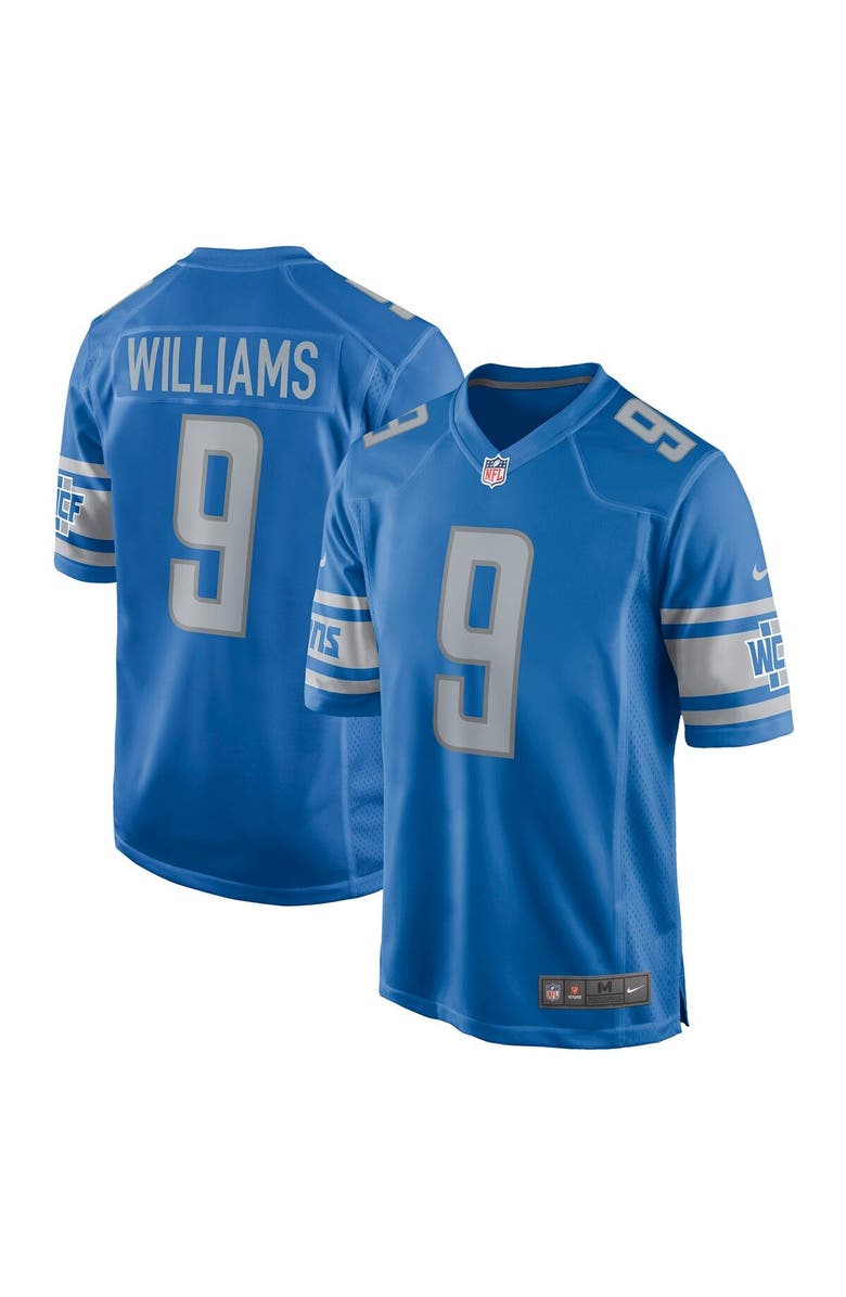 Nike Men's Nike Jameson Williams Blue Detroit Lions Player Game Jersey, Main, color, 