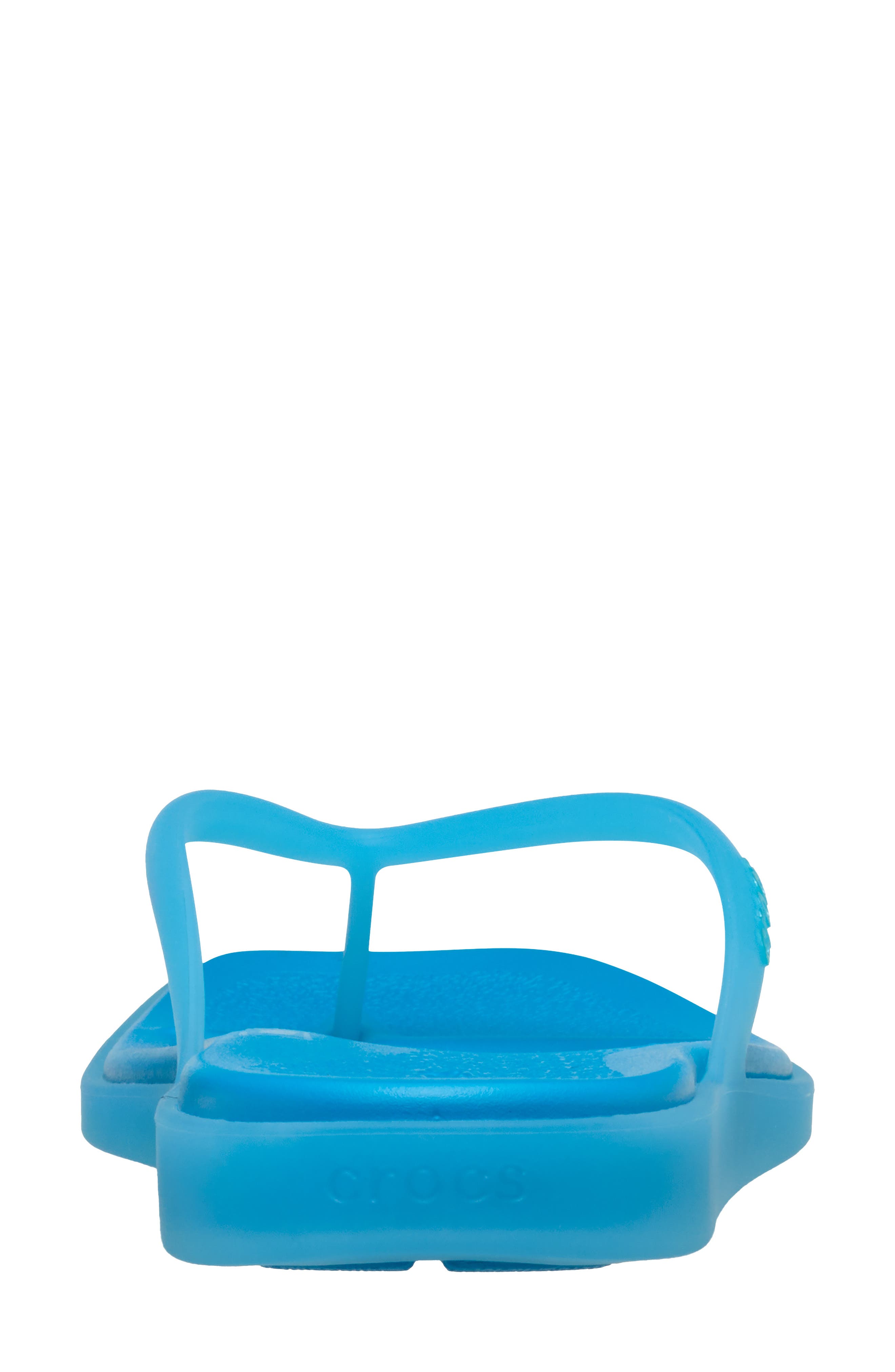 CROCS Miami Frosted Flip Flop, Alternate, color, Tinted Glass