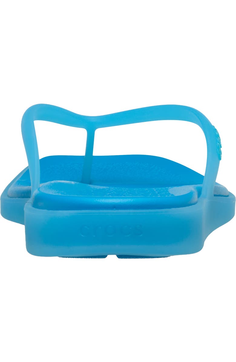 CROCS Miami Frosted Flip Flop, Alternate, color, Tinted Glass