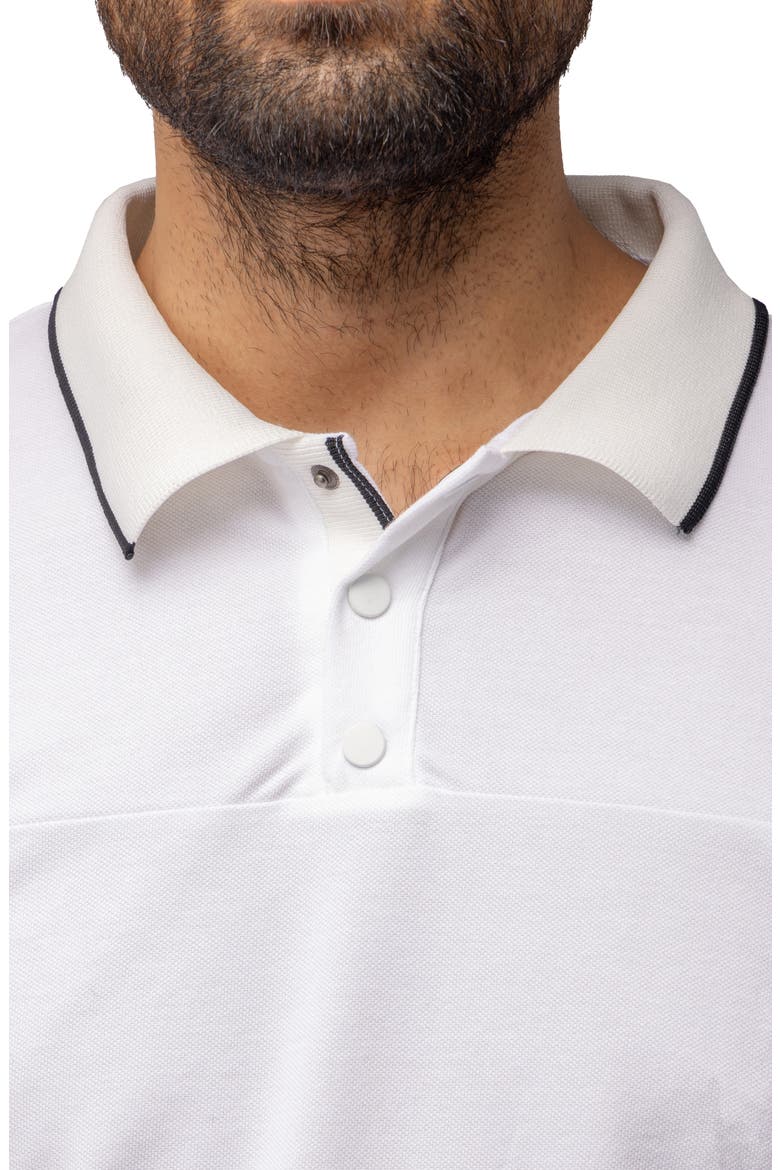 Piqué Polo, Alternate, color, WHITE