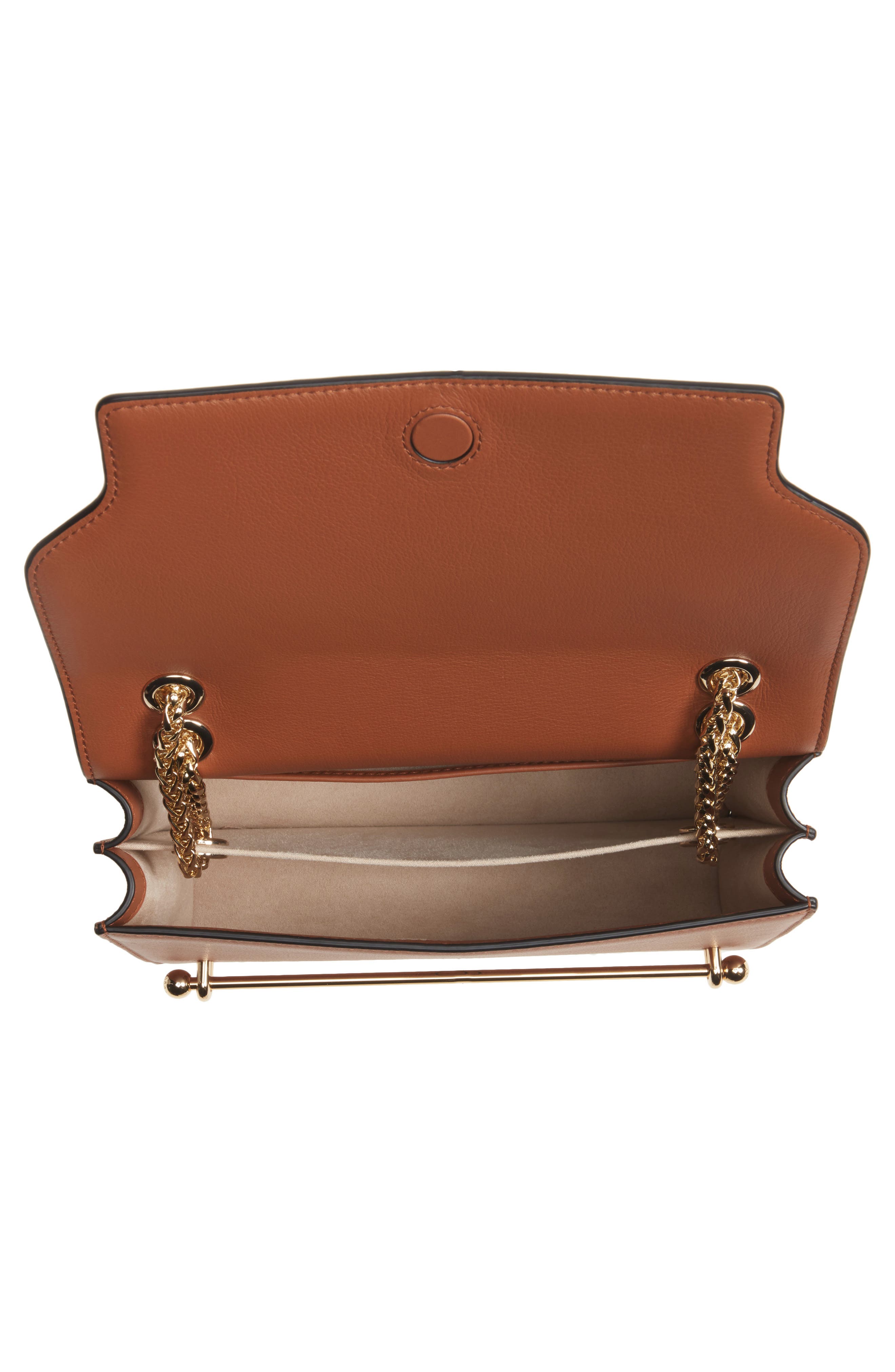 Strathberry East/West Leather Shoulder Bag, Alternate, color, 