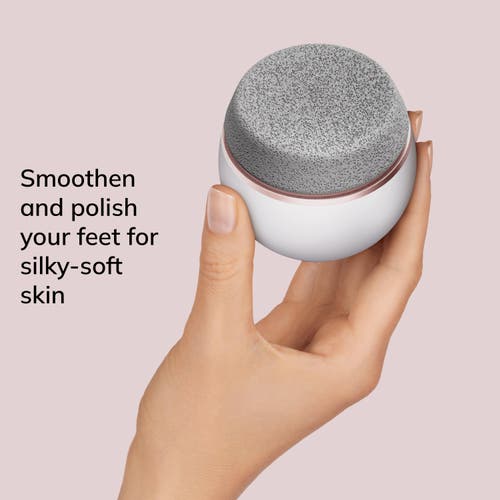 Geske Smartappguided Pumice Stone Callus Remover | 7 In 1 - Starlight In Silver