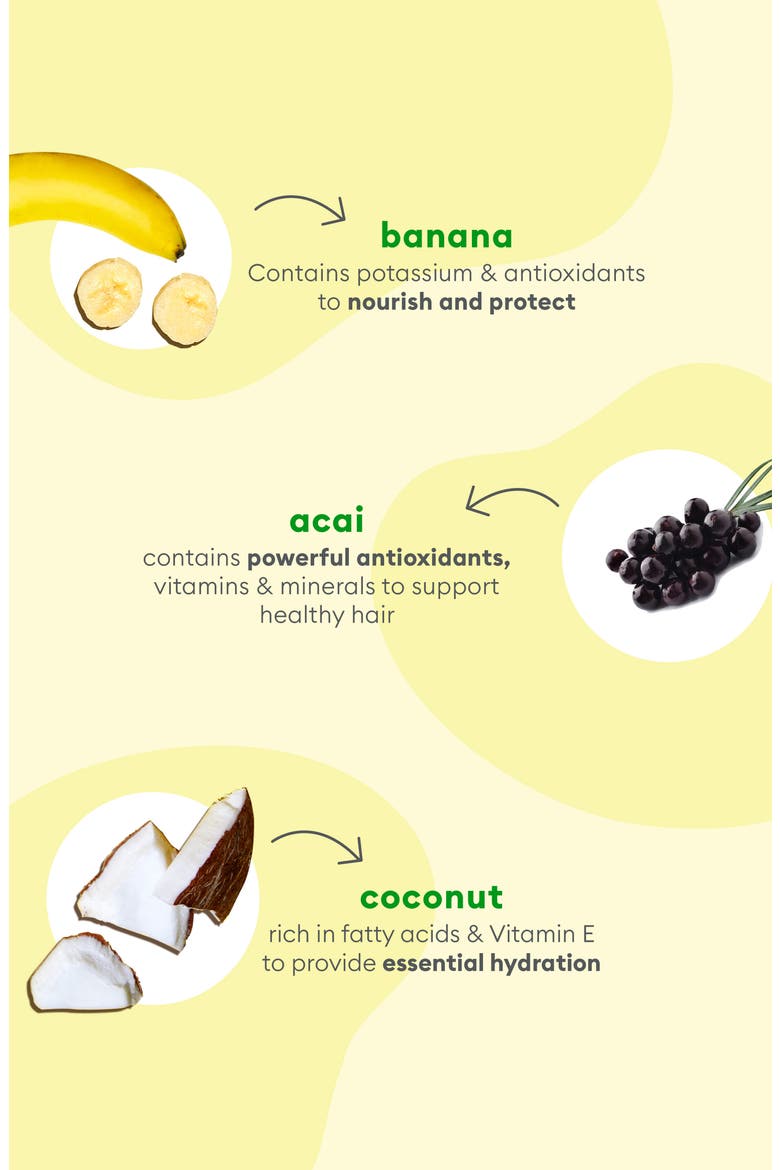 Be Gentle, Be Kind Banana + Coconut Nourishing Superfood Shampoo, Alternate, color, NO COLOR