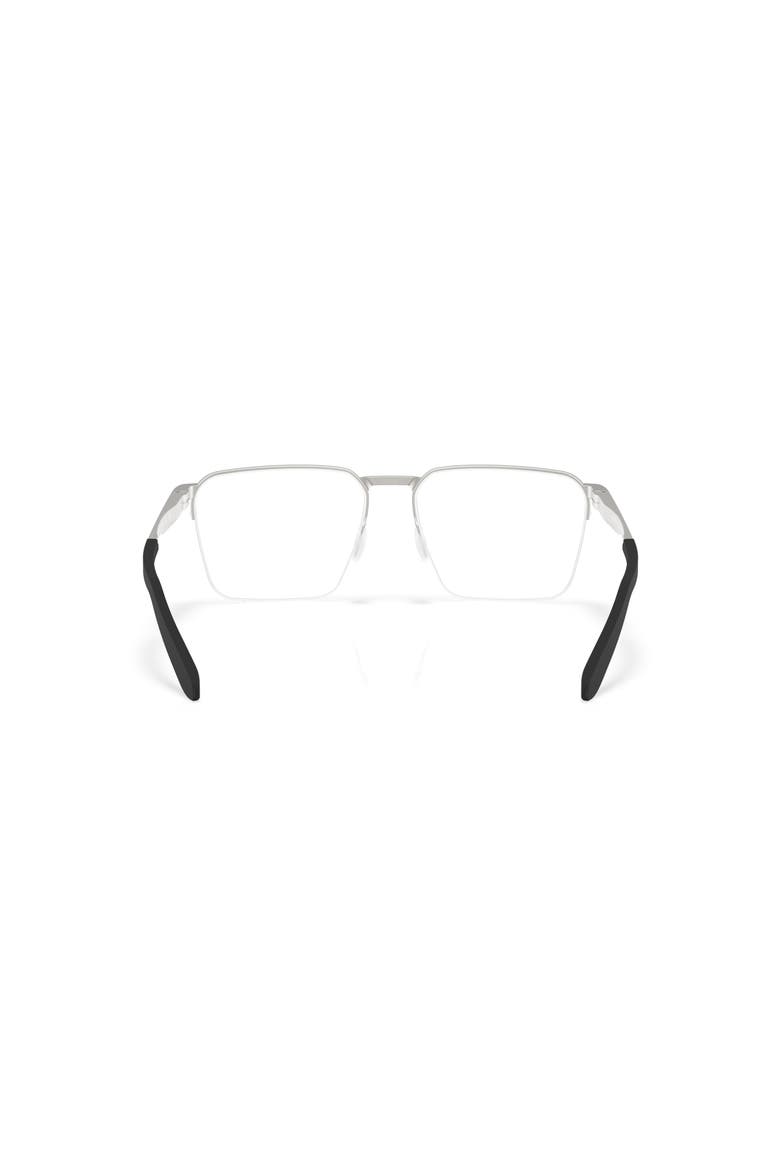 55mm Square optical glasses, Alternate, color, Silver