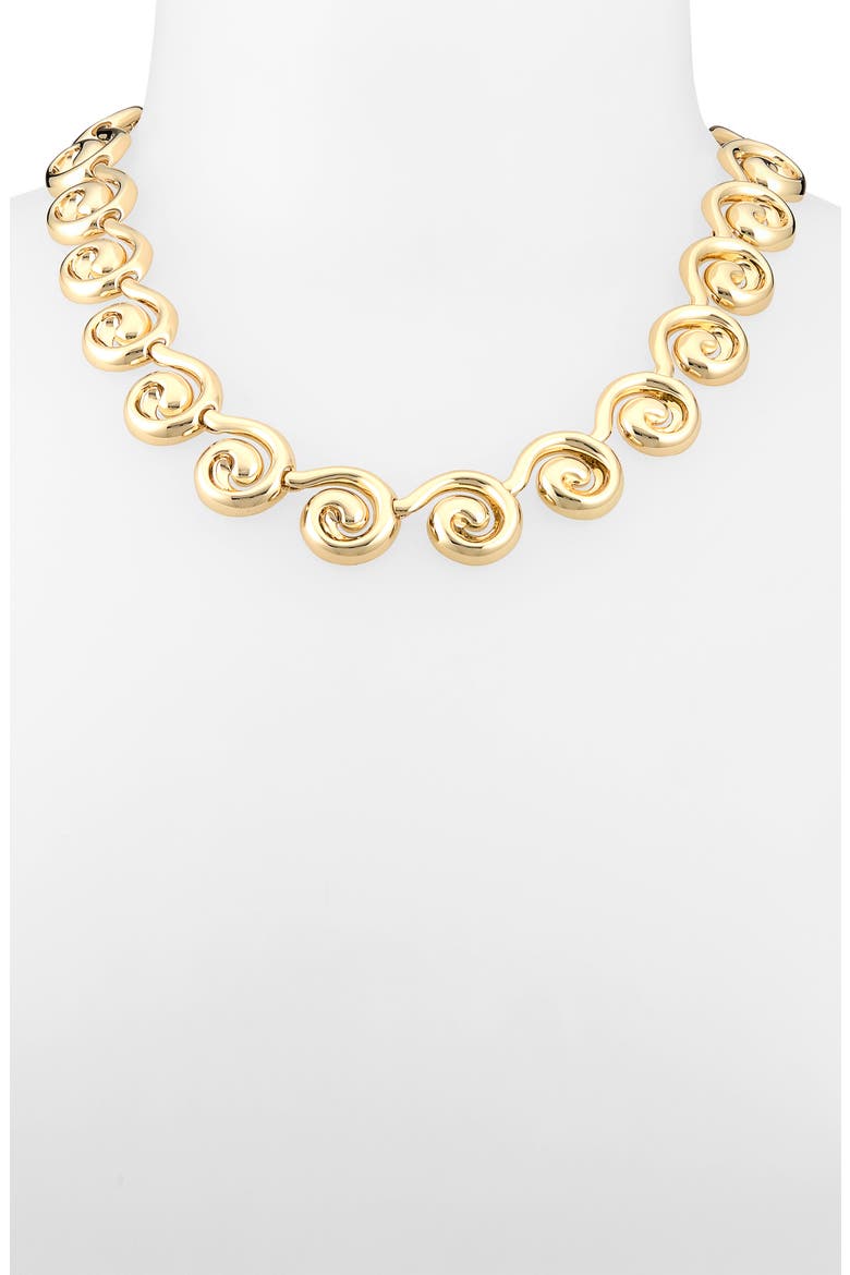Nico Collar Necklace, Alternate, color, HIGH POLISH GOLD