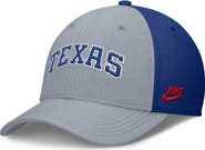 Nike Men's Nike Gray/Royal Texas Rangers Rise Swoosh Performance Flex Hat