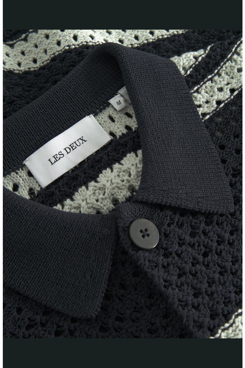 Gianni Short Sleeve Knit Shirt, Alternate, color, DARK NAVY