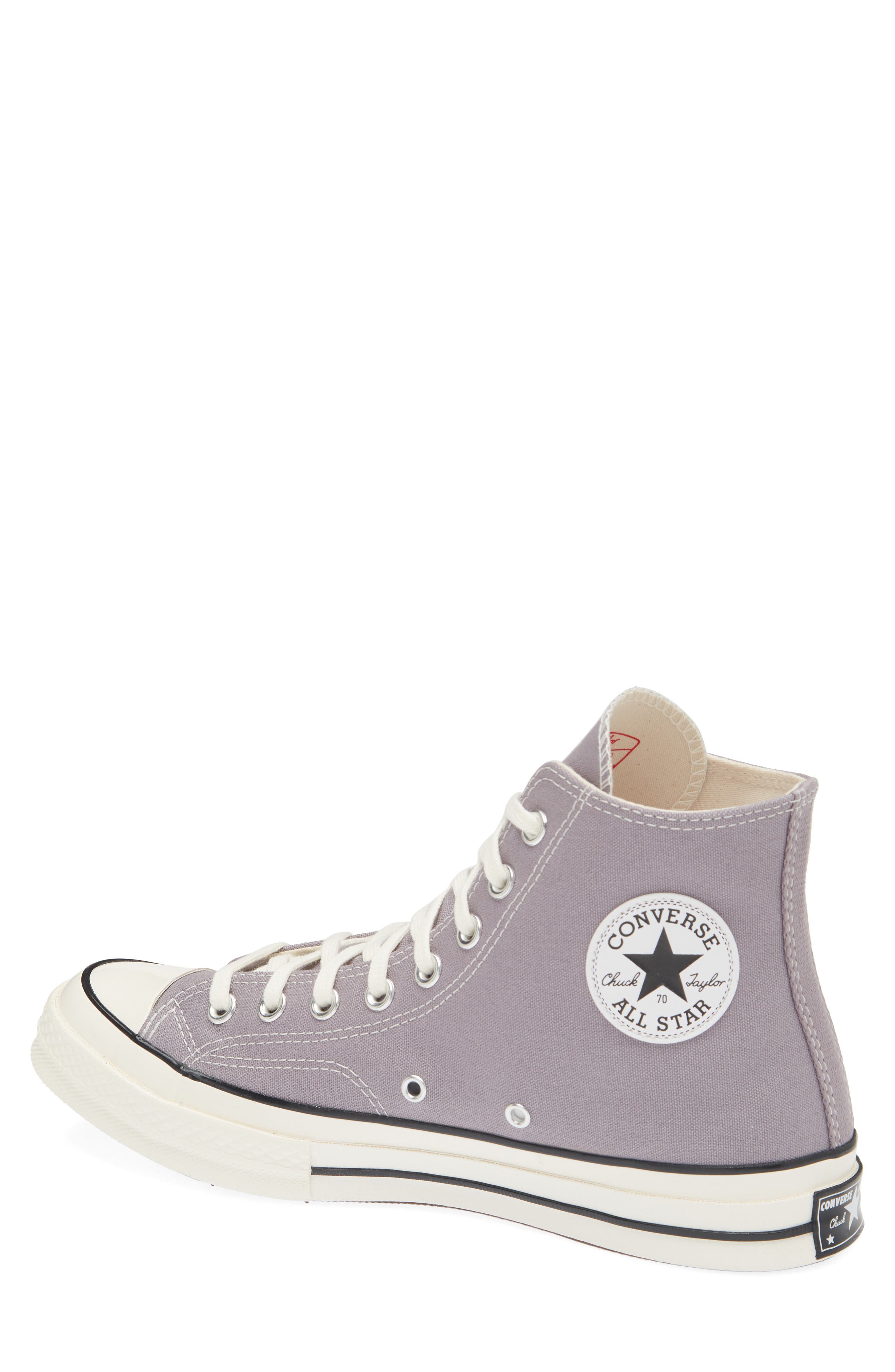 Converse Chuck 70 Canvas High Top Sneaker, Alternate, color, Mauve Stone/ Egret/ Black