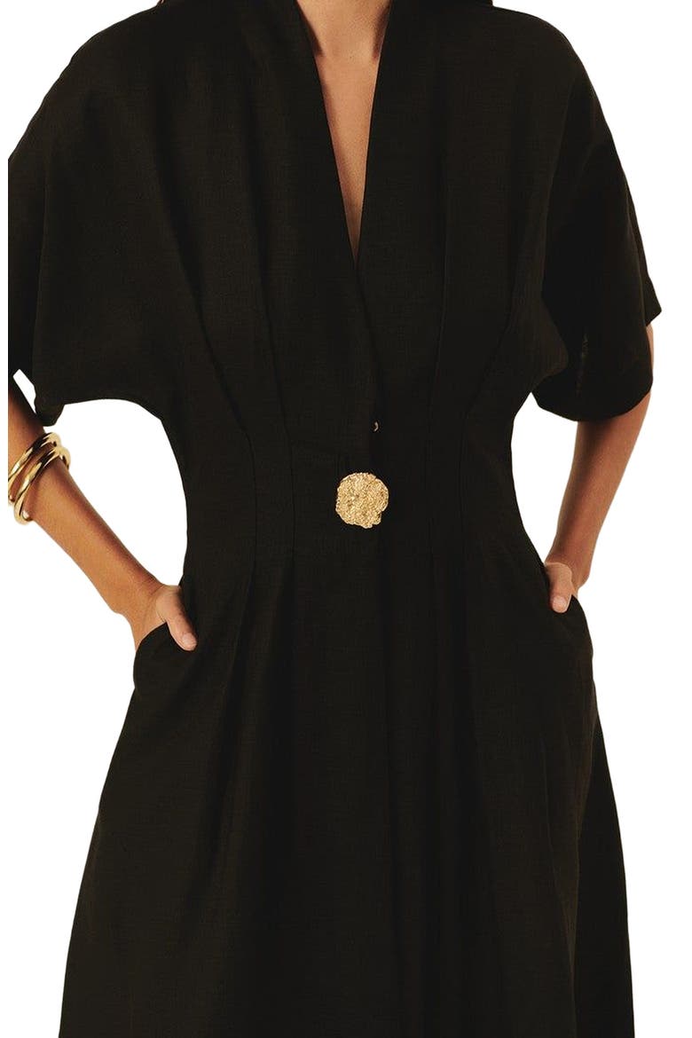 Samara Maxi Dress, Alternate, color, BLACK