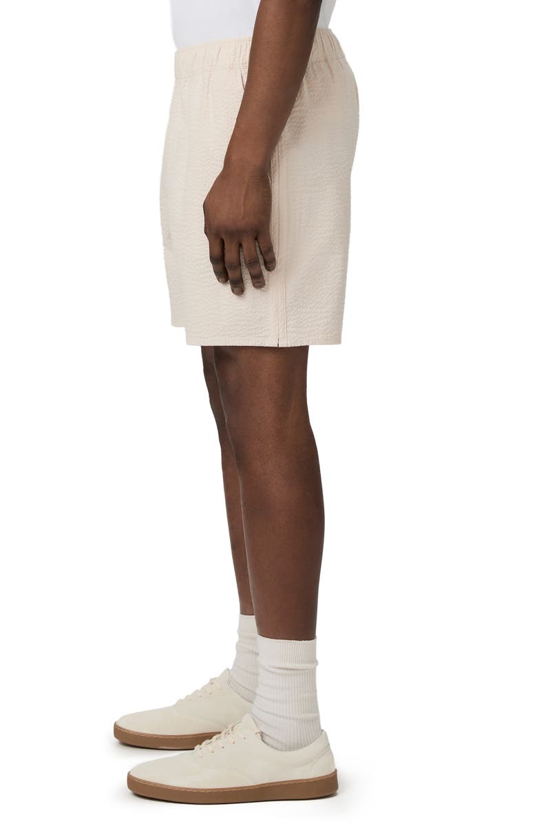 PAIGE Teague Seersucker Pull-On Shorts, Alternate, color, 