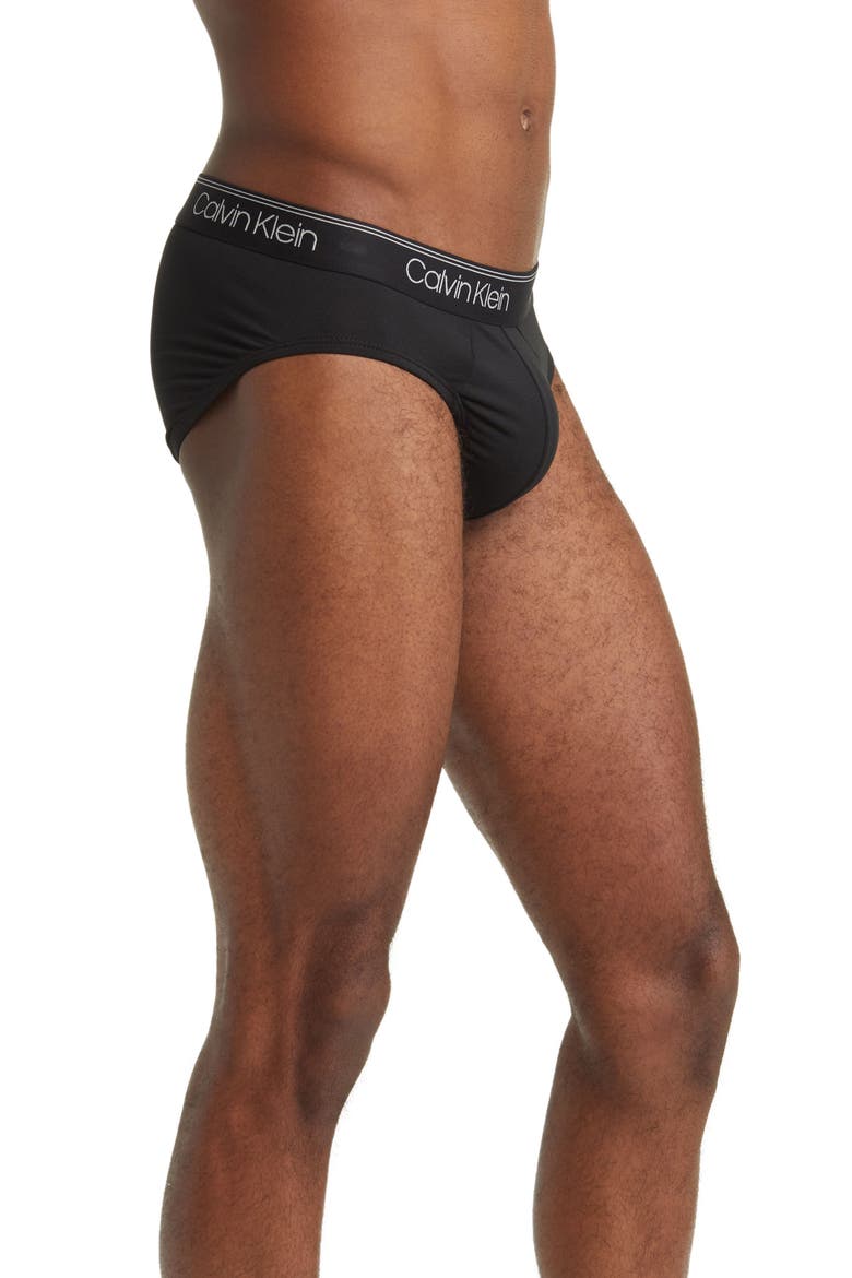 3-Pack Microfiber Briefs, Alternate, color, BLACK