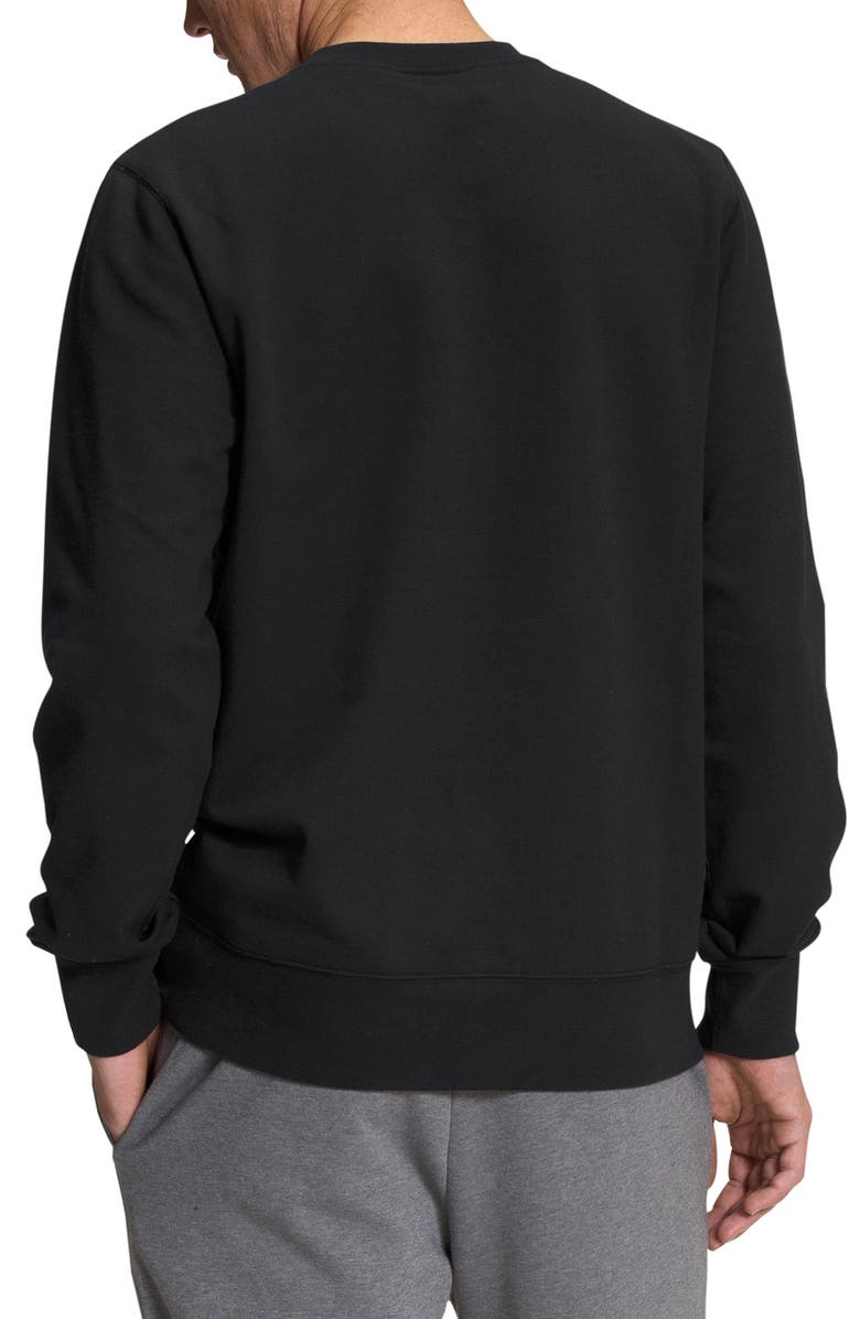 The North Face Heritage Patch Crewneck Sweatshirt, Alternate, color,