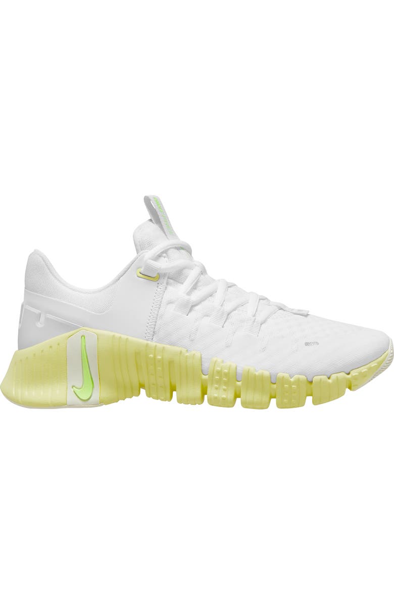 Nike Free Metcon 5 Training Shoe, Main, color, White/ Lime/ Green