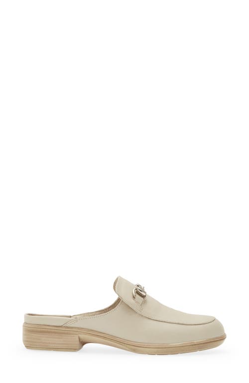 Naot Halny Mule In Soft Ivory Leather