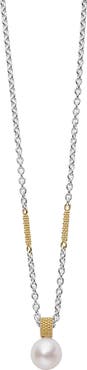 LAGOS Luna Freshwater Pearl Pendant Necklace
