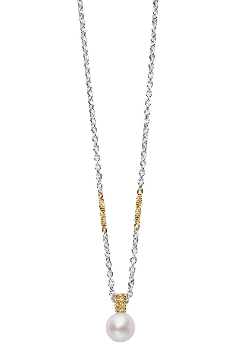 Luna Freshwater Pearl Pendant Necklace video