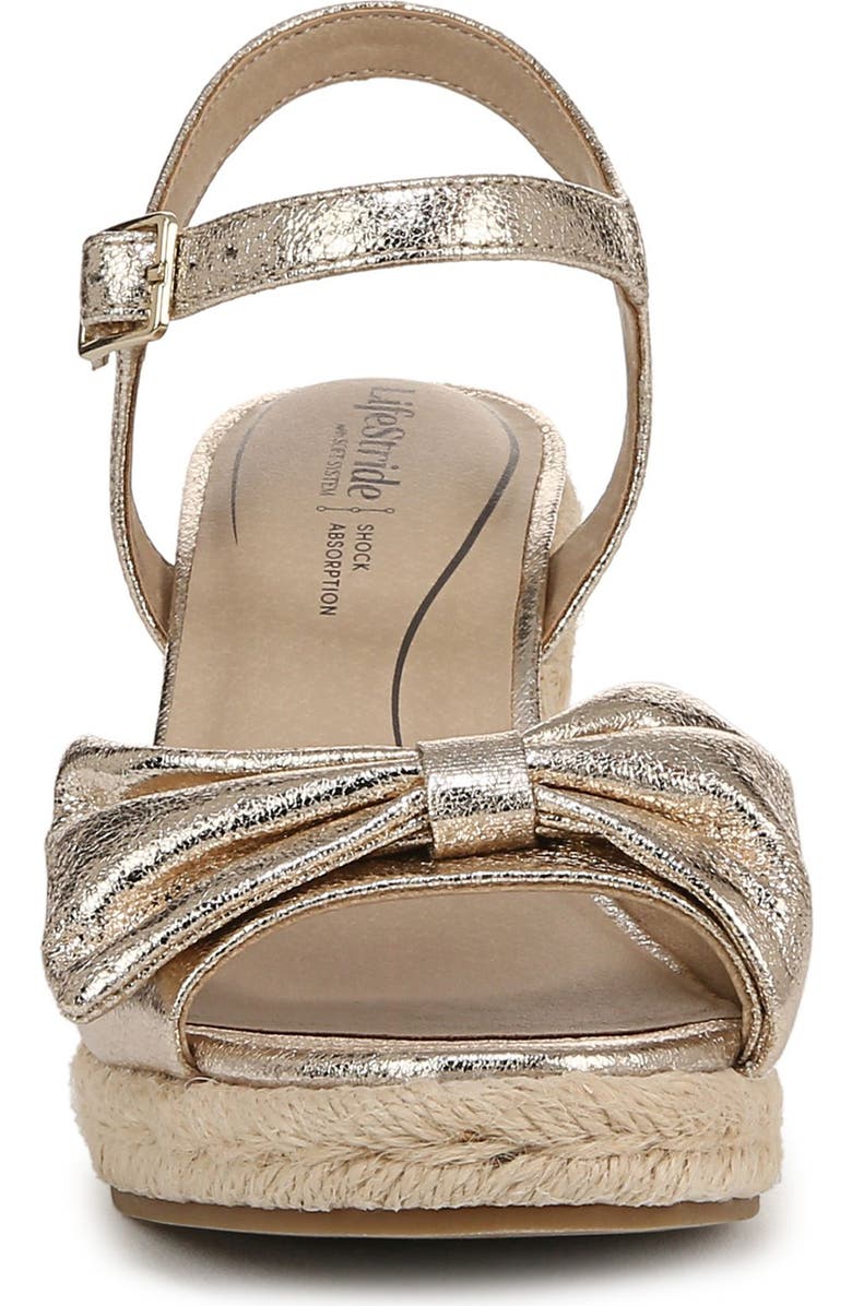 LifeStride Tahlia Wedge, Alternate, color, Gold