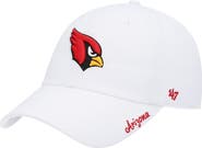 '47 Women's '47 White Arizona Cardinals Miata Clean Up Logo Adjustable Hat