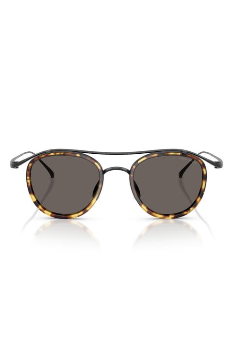 46mm Round Sunglasses