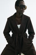 H&M Tie-Belt Coat