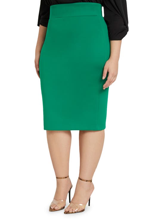 Neoprene Pencil Skirt