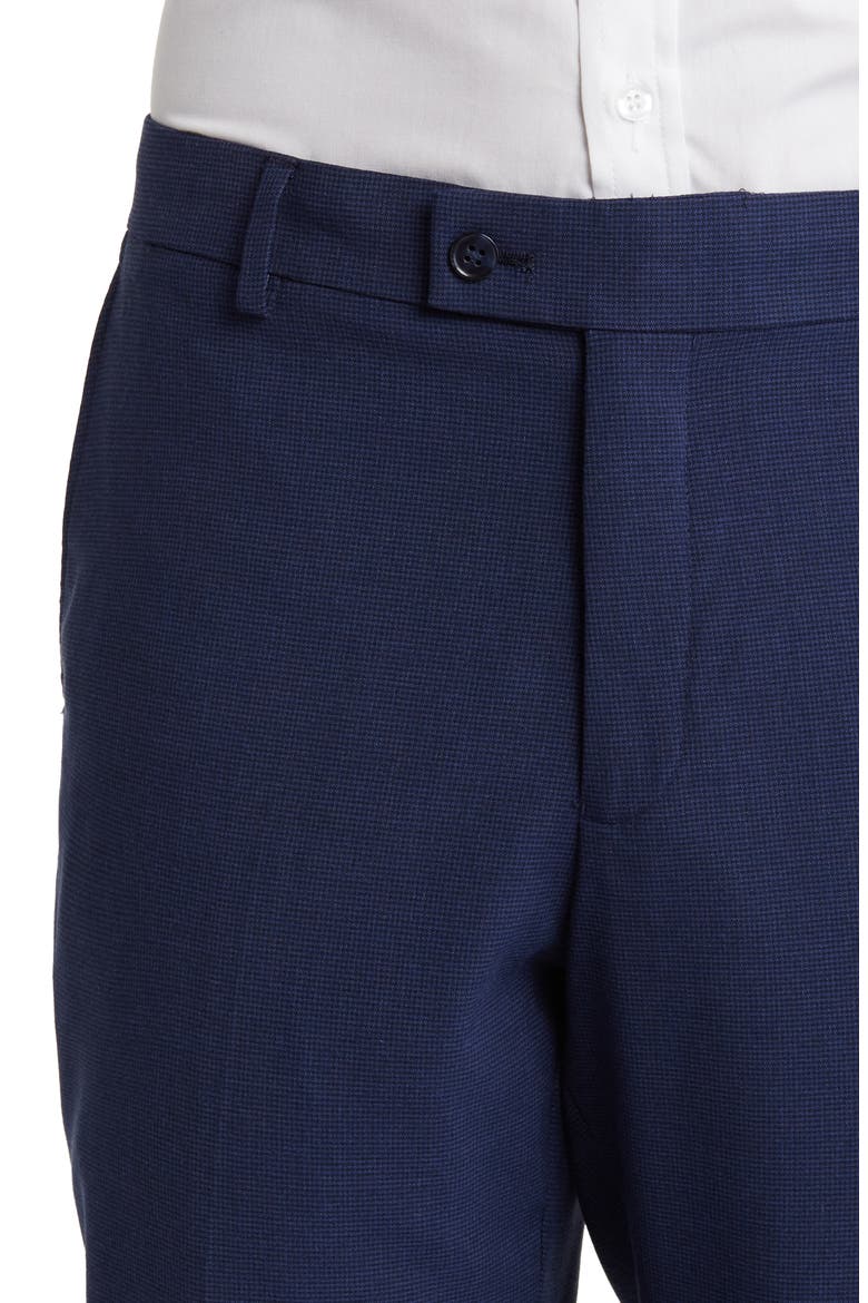 Classic Fit Houndstooth Suit, Alternate, color, BLUE