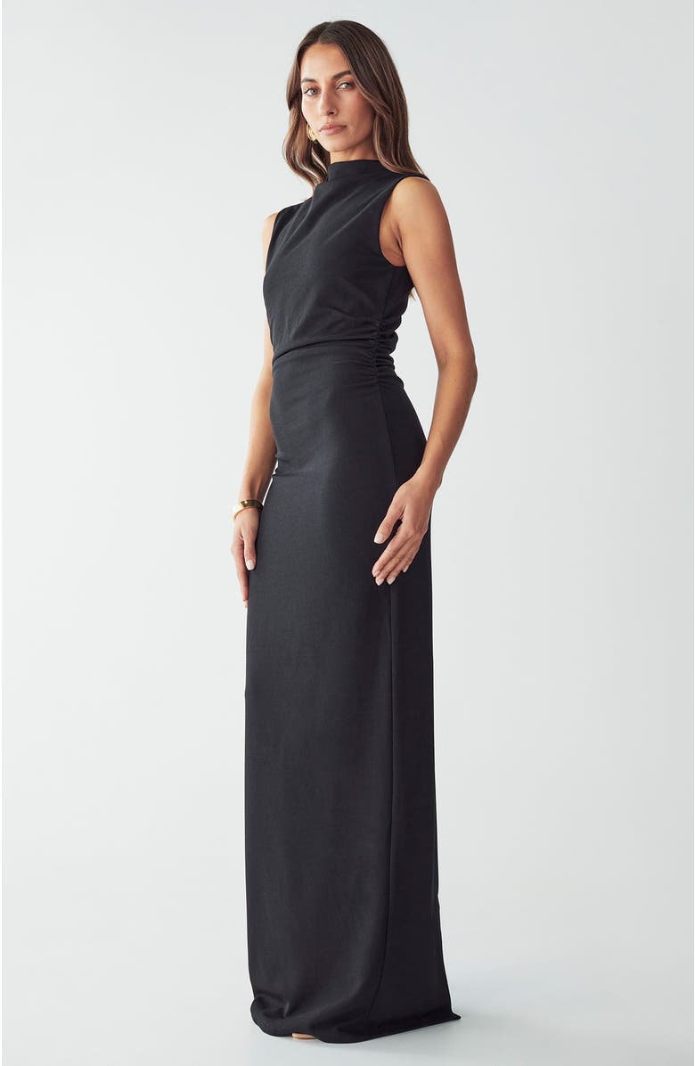 BWLDR Lana Maxi Dress, Alternate, color, Black