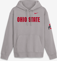 Nike Men's Nike Gray Ohio State Buckeyes 2026 Sideline Club Fleece Hoodie