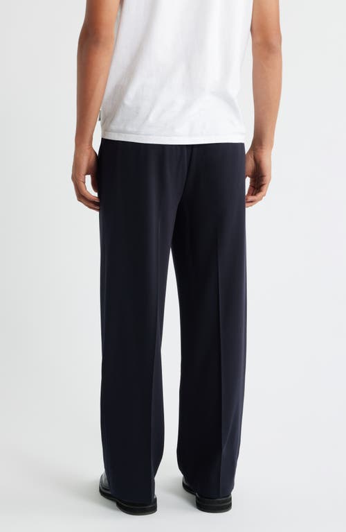 Krost Eco Pleated Trousers In Blue