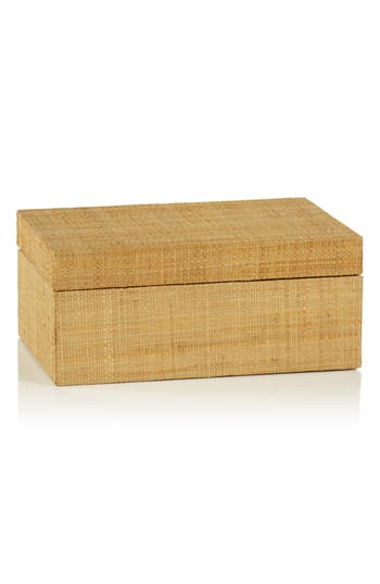 Zodax Woven Decorative Box In Sand