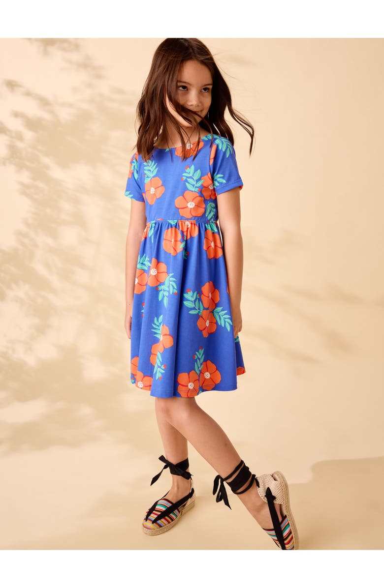 Tea Collection Twist Back Ballet Dress, Alternate, color, Rock Rose