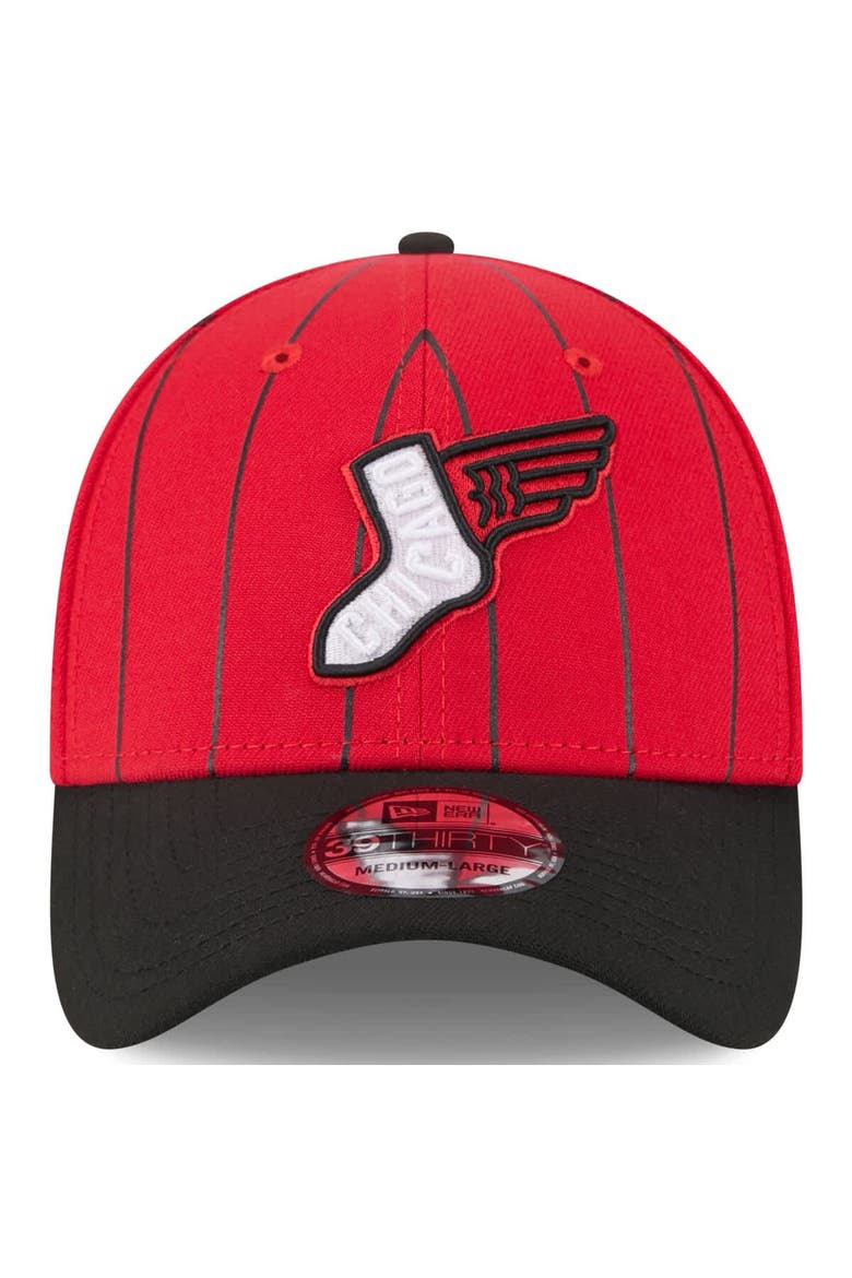 Men's New Era Red/Black Chicago White Sox 2025 City Connect 39THIRTY Flex Hat, Alternate, color, Red
