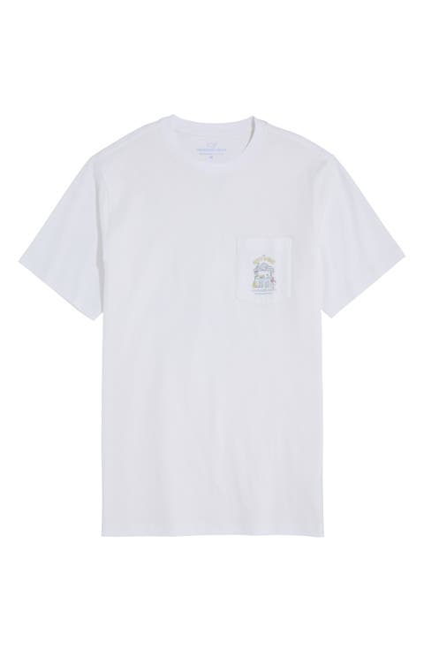 Bar Hut Cotton Graphic Pocket T-Shirt
