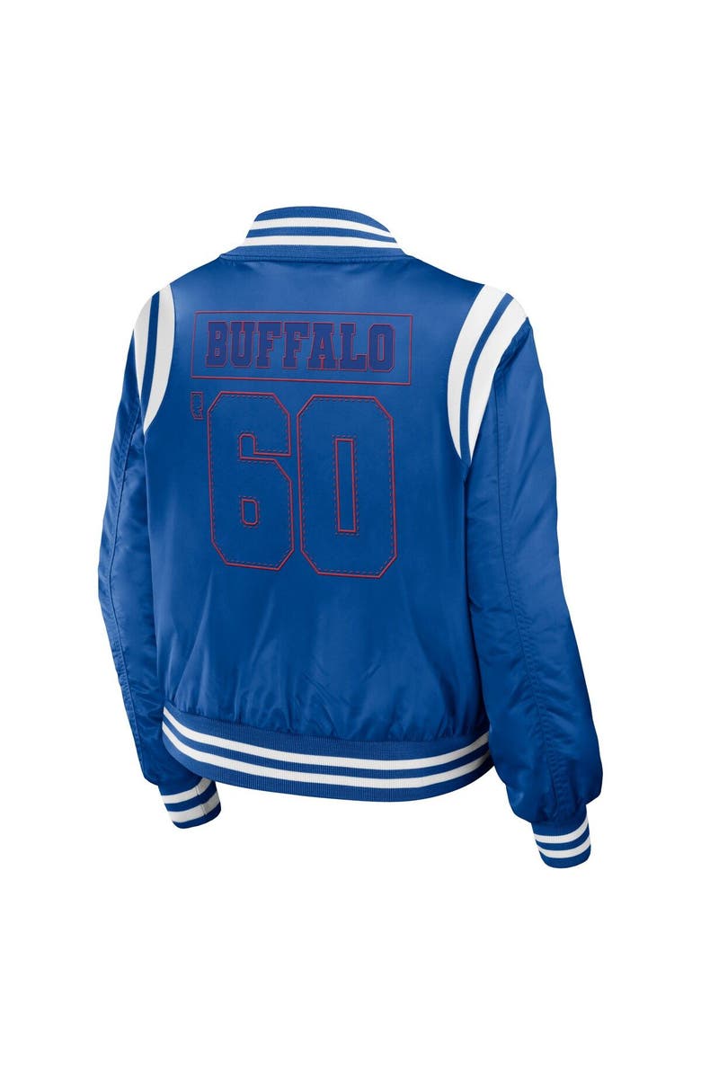 WEAR by Erin Andrews Women's WEAR by Erin Andrews Royal Buffalo Bills Bomber Full-Zip Jacket, Alternate, color, Royal