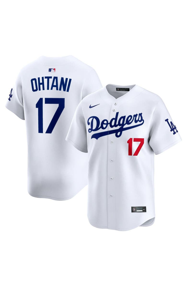 Nike Men's Nike Shohei Ohtani White Los Angeles Dodgers Home Limited Player Jersey, Main, color, White