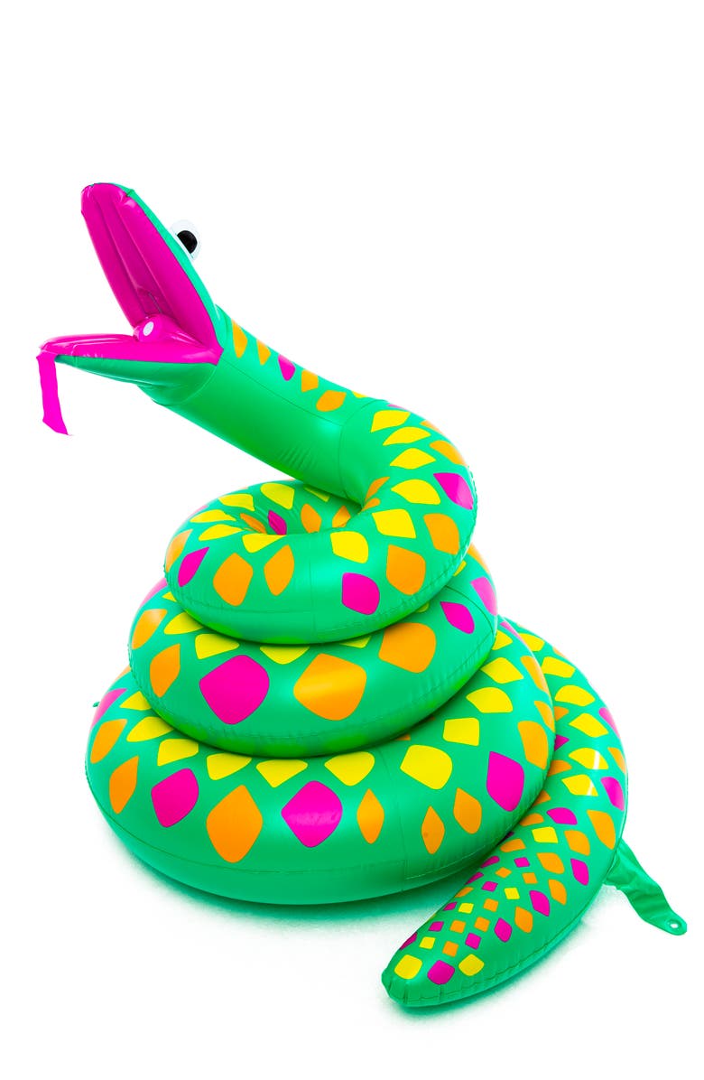 BigMouth Inc Li'l Snake Inflatable Sprinkler, Main, color,