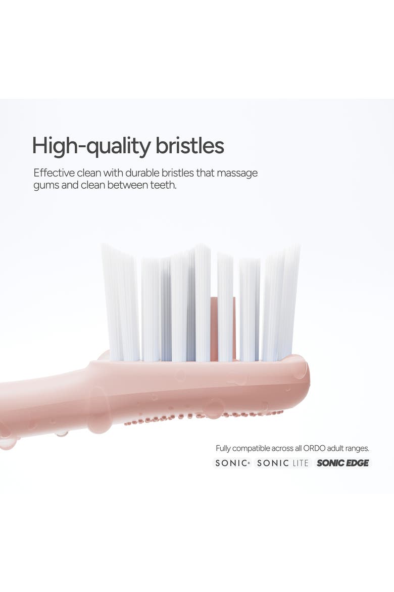 Sonic Brush Heads - 4 Pack, Alternate, color, Rose Gold