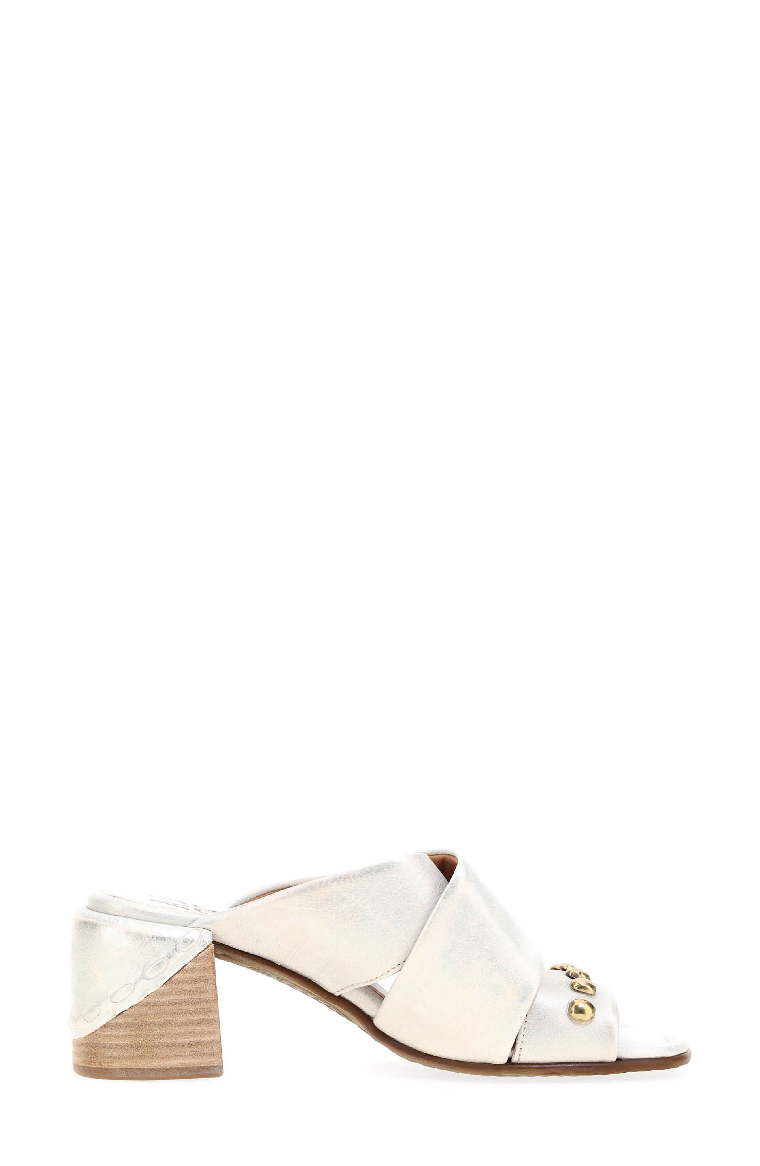 Merlin Stud Sandal, Alternate, color, SILVER