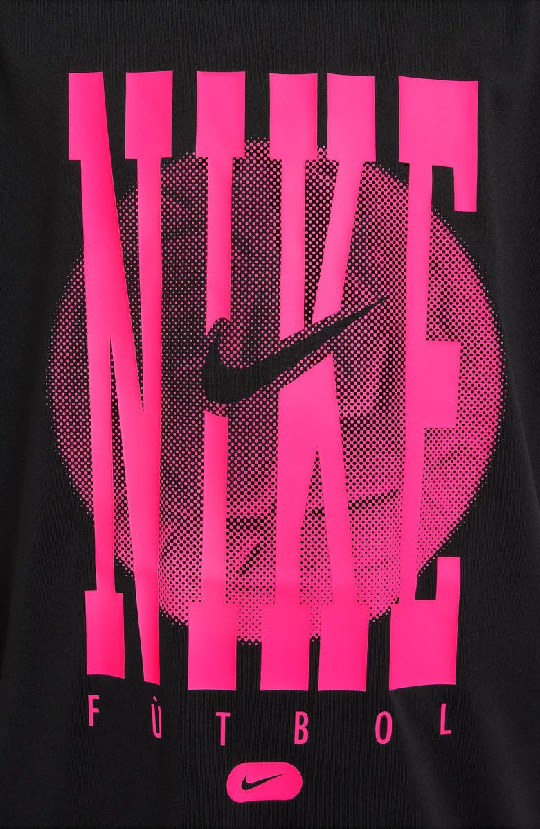 Nike Kids' Dri-FIT Sportswear Legend Graphic T-Shirt, Alternate, color, Black/ Hyper Pink