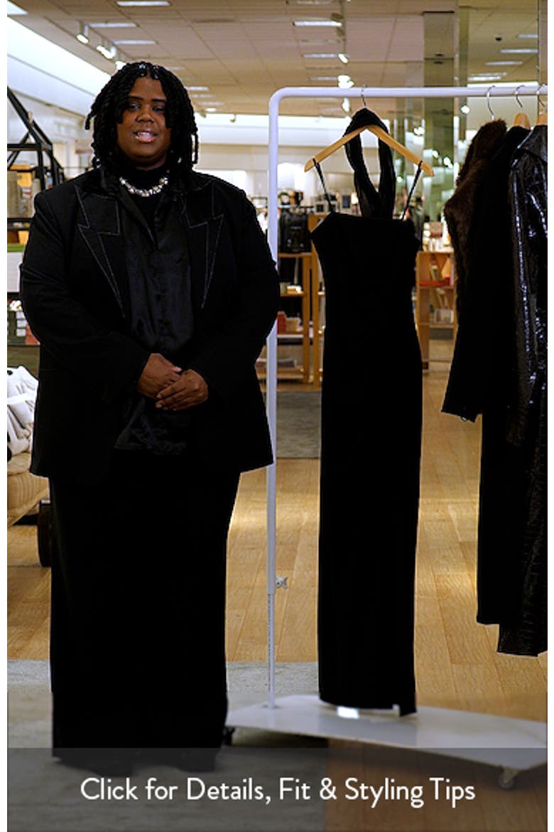 Drape Scuba Cocktail Dress video