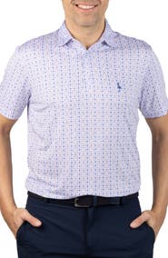 TailorByrd Dealer's Choice Print Performance Polo