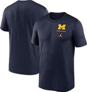 Jordan Brand Men's Jordan Brand Navy Michigan Wolverines Primary Logo Legend Performance T-Shirt