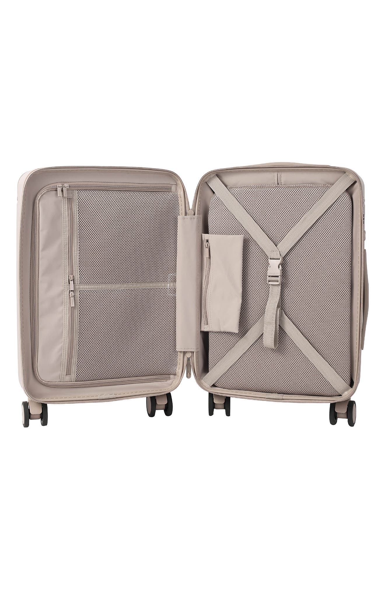 Hedgren Nostos Matte Spinner Carry-On, Alternate, color, Sahara