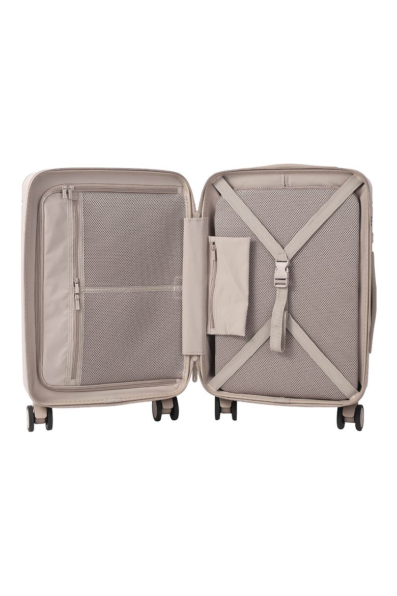 Nostos Matte Spinner Carry-On, Alternate, color, SAHARA